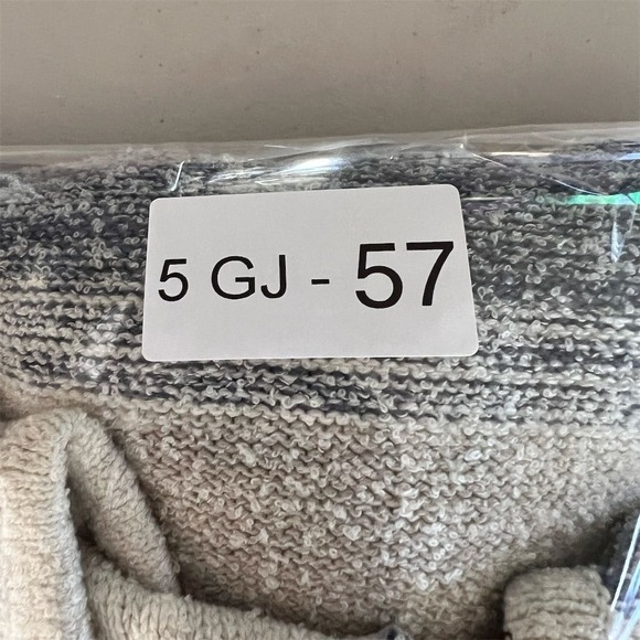 Lira Pullover Hoodie Womens Large Blue Striped Beach‎ Baja V-Neck Poncho - Picture 8 of 8